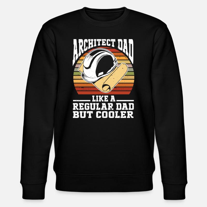 Architect Architecture - Stanley/Stella CHANGER Unisex Organic Sweatshirt - black