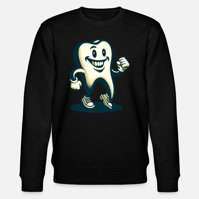 Déguisement effrayant Dent d’Halloween - Sweat bio CHANGER Stanley/Stella Unisexe - noir
