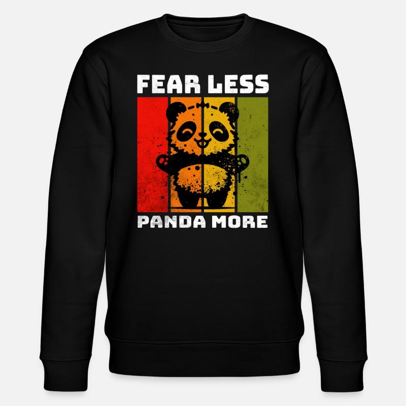 Panda géant Panda Ours - Sweat bio CHANGER Stanley/Stella Unisexe - noir