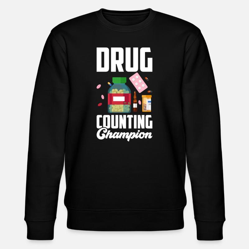 Pharmaceutical Assistant Pharmacy Technician - Stanley/Stella CHANGER Unisex Organic Sweatshirt - black
