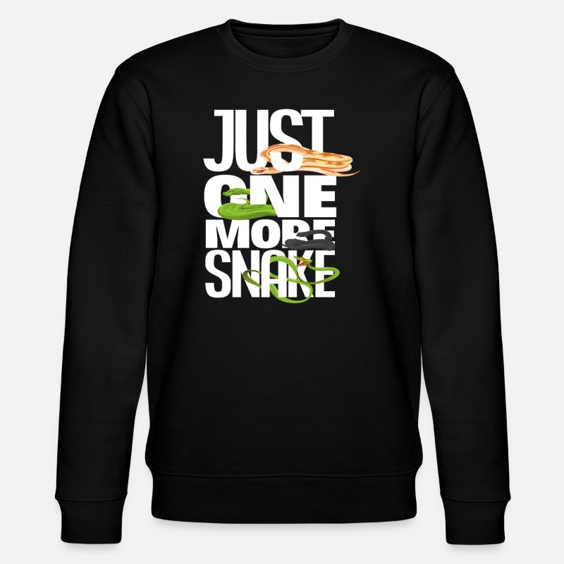 Schlangenbesitzer - Stanley/Stella Unisex Bio-Sweatshirt CHANGER  - Schwarz