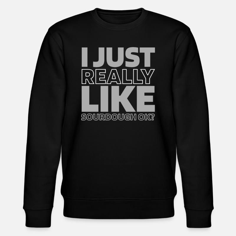 Sauerteig Brot - Stanley/Stella Unisex Bio-Sweatshirt CHANGER  - Schwarz