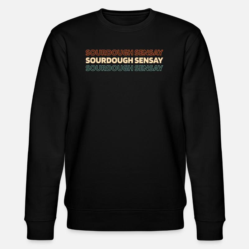 Sauerteig Brot - Stanley/Stella Unisex Bio-Sweatshirt CHANGER - Schwarz
