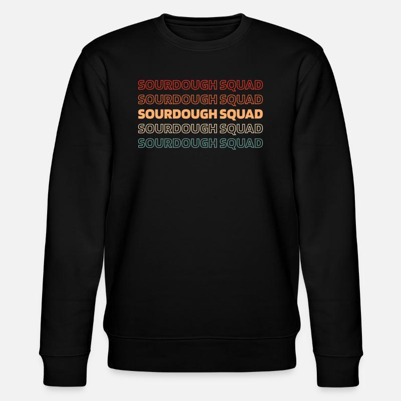Sauerteig Brot - Stanley/Stella Unisex Bio-Sweatshirt CHANGER  - Schwarz