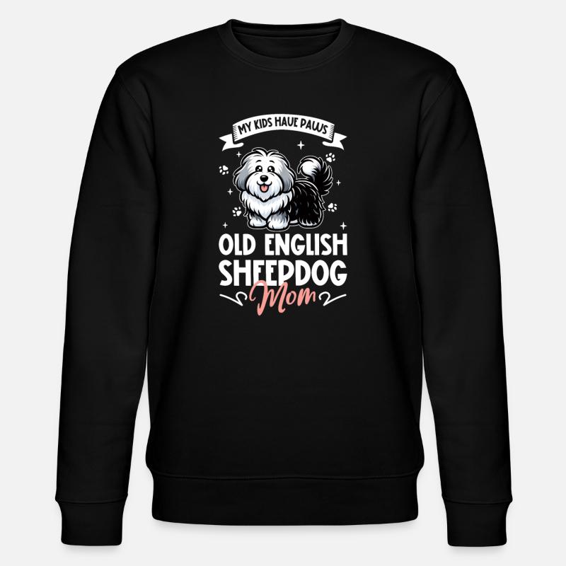 Bobtail Mom - Stanley/Stella CHANGER Unisex Organic Sweatshirt - black