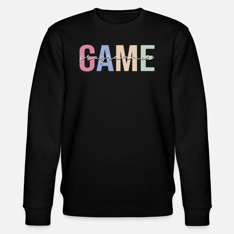 Game Programmers Game Developers - Stanley/Stella CHANGER Unisex Organic Sweatshirt - black