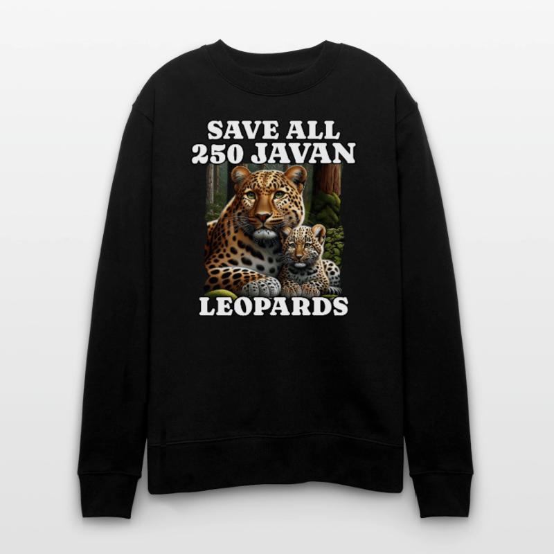 Save Java Leopard Stanley/Stella Unisex Bio-Sweatshirt CHANGER 