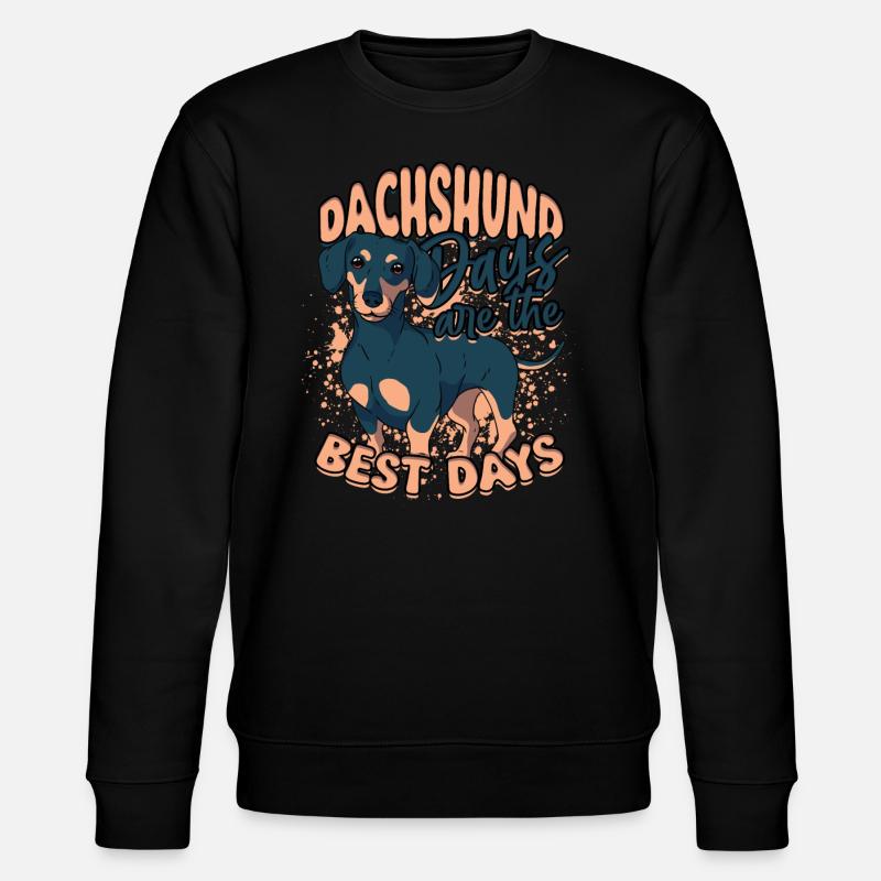 Dachshund wire-haired dachshund - Stanley/Stella CHANGER Unisex Organic Sweatshirt - black