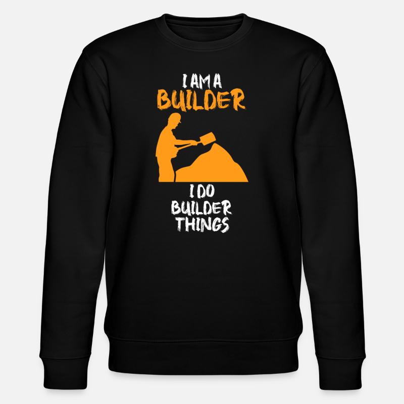 Builder Road Keeper Roadbuilder - Stanley/Stella Unisex Bio-Sweatshirt CHANGER  - Schwarz