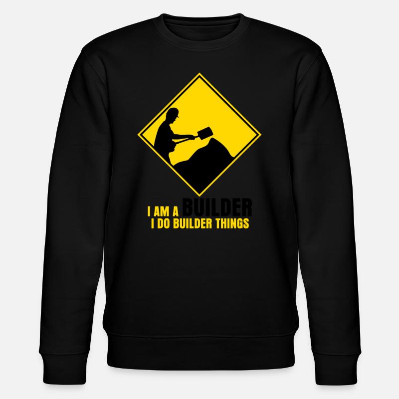 Road Keeper Roadbuilder Roadmaker - Stanley/Stella Unisex Bio-Sweatshirt CHANGER  - Schwarz