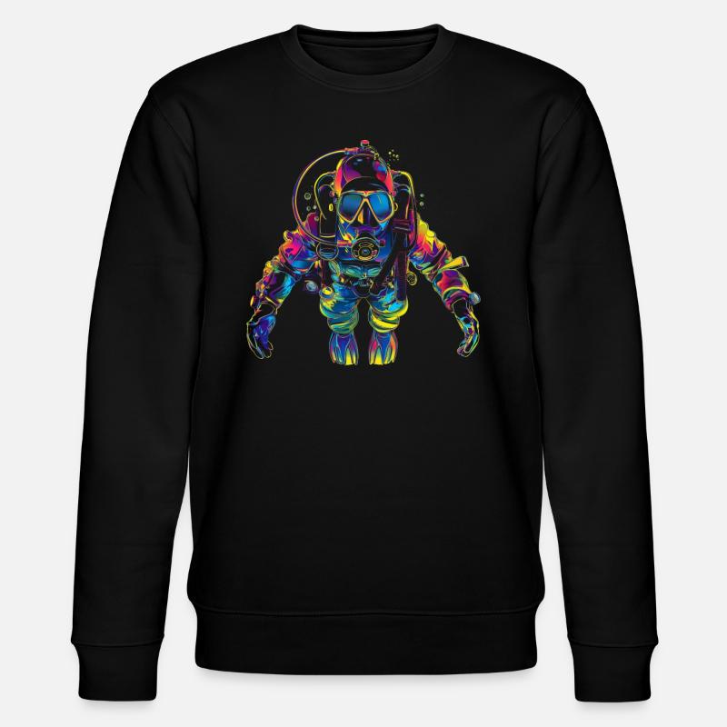 Plongée sous-marine Diver Popart - Sweat bio CHANGER Stanley/Stella Unisexe - noir