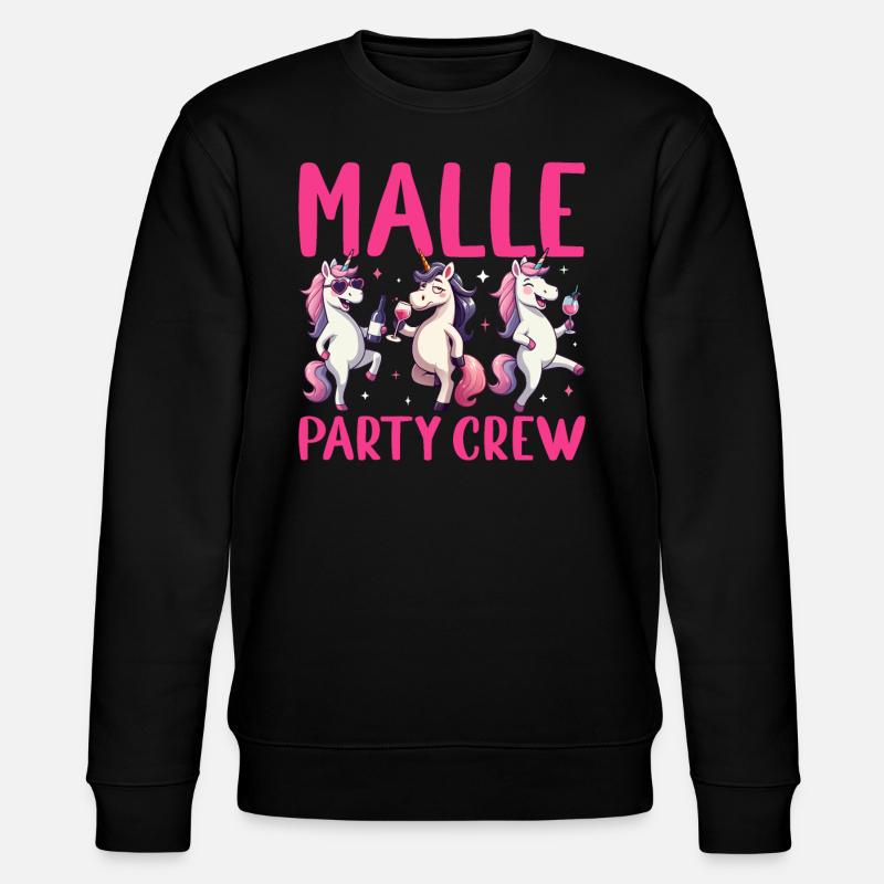 Malle Party Crew - Sweat bio CHANGER Stanley/Stella Unisexe - noir