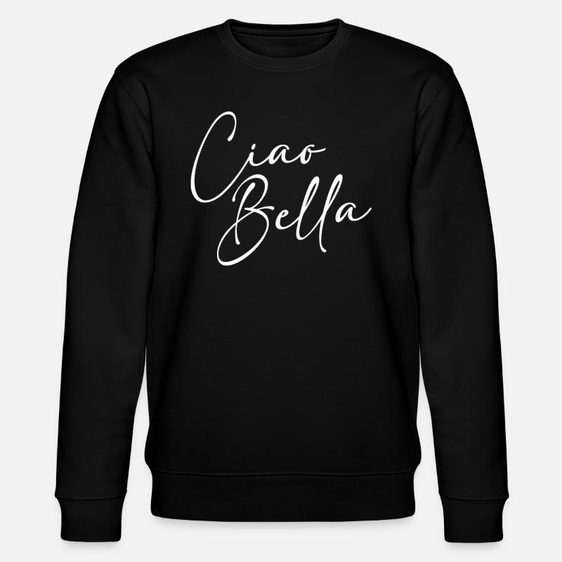 Ciao Bella - Stanley/Stella Unisex Bio-Sweatshirt CHANGER  - Schwarz