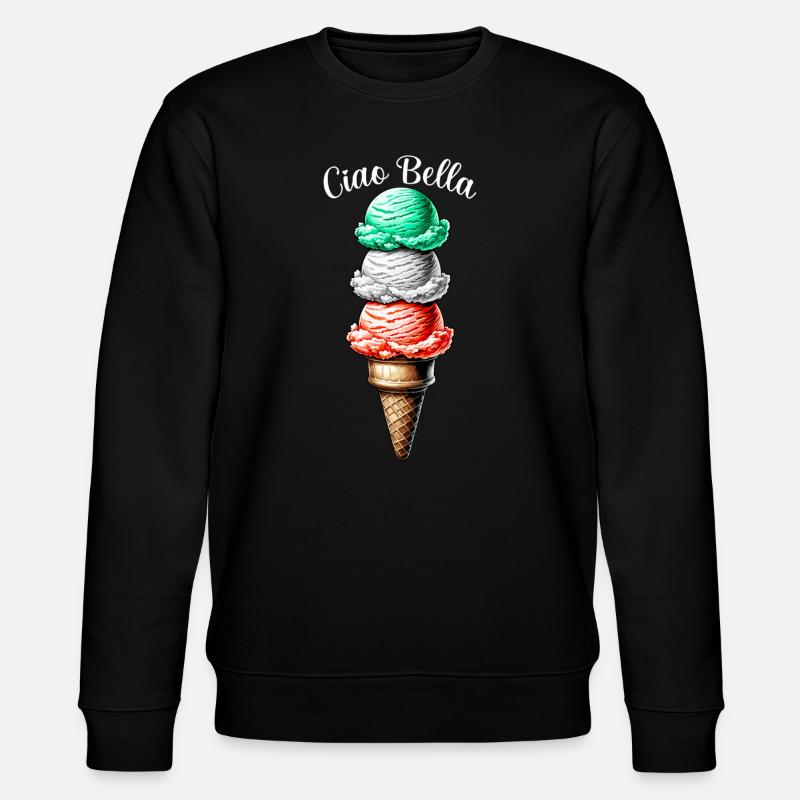 Ciao Bella - Stanley/Stella Unisex Bio-Sweatshirt CHANGER  - Schwarz