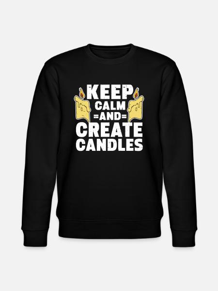 Candle Maker Candle Making - Stanley/Stella CHANGER Unisex Organic Sweatshirt - black