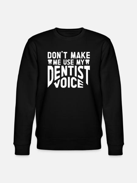 Dentiste Dentaire - Sweat bio CHANGER Stanley/Stella Unisexe - noir