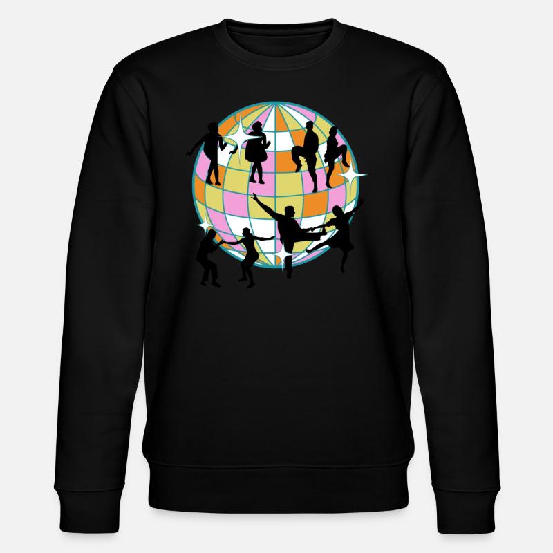 Boogie Woogie Dancer Swing Dancing - Stanley/Stella Unisex Bio-Sweatshirt CHANGER  - Schwarz