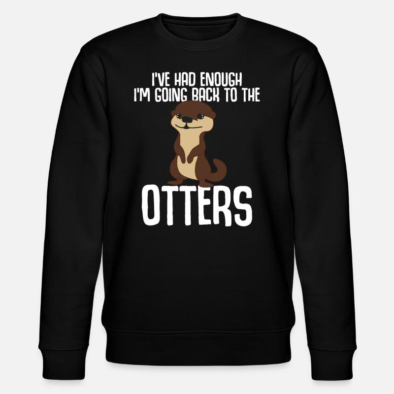 Loutres Loutres - Sweat bio CHANGER Stanley/Stella Unisexe - noir