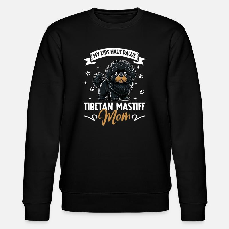 Maman Dogue du Tibet - Sweat bio CHANGER Stanley/Stella Unisexe - noir