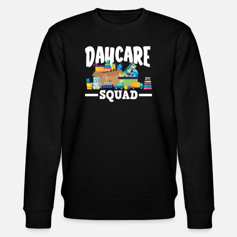 Nursery Squad Toy Box - Stanley/Stella CHANGER Unisex Organic Sweatshirt - black