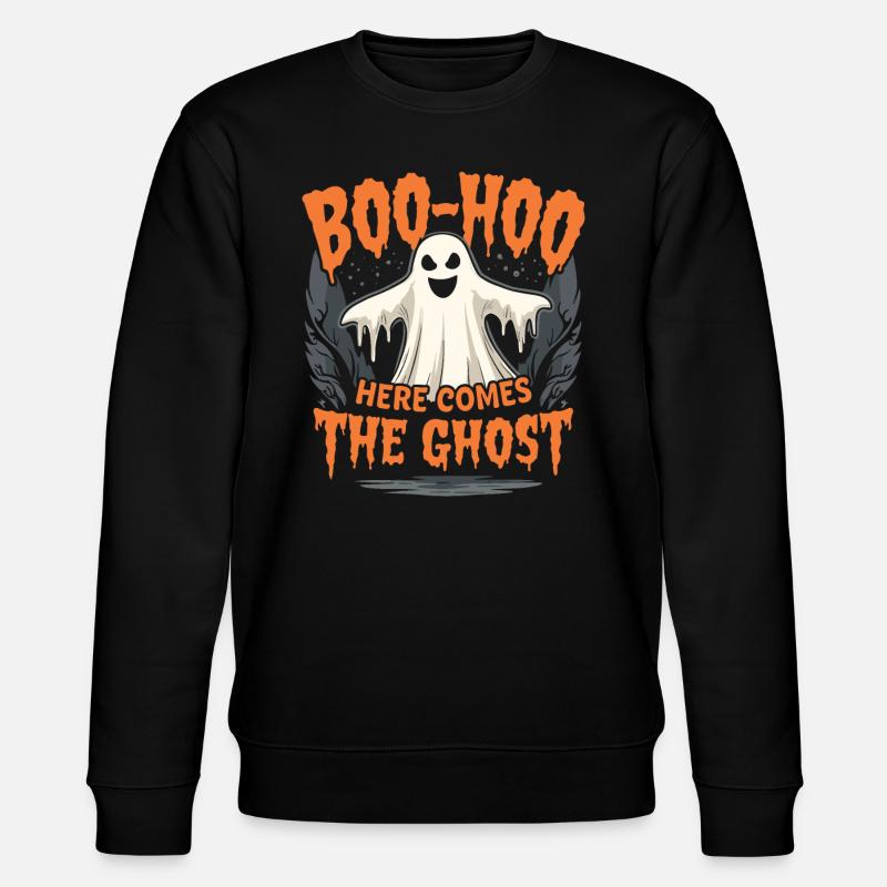 Halloween Ghost Ghost - Stanley/Stella CHANGER Unisex Organic Sweatshirt - black
