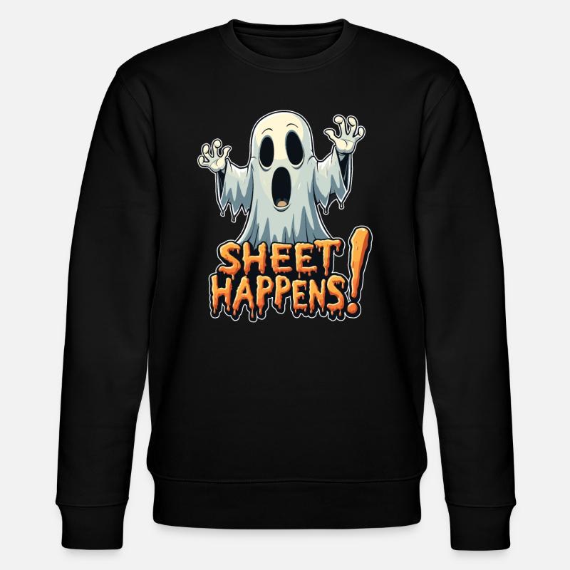 Halloween Ghost Ghost - Stanley/Stella CHANGER Unisex Organic Sweatshirt - black