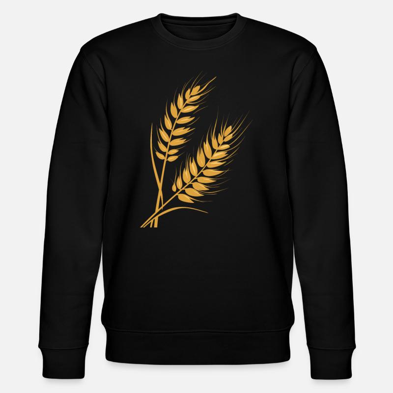Weizen - Stanley/Stella Unisex Bio-Sweatshirt CHANGER  - Schwarz