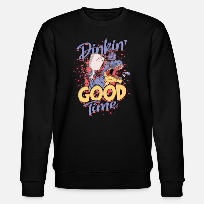 Pickleball Dinkin Bon temps - Sweat bio CHANGER Stanley/Stella Unisexe - noir