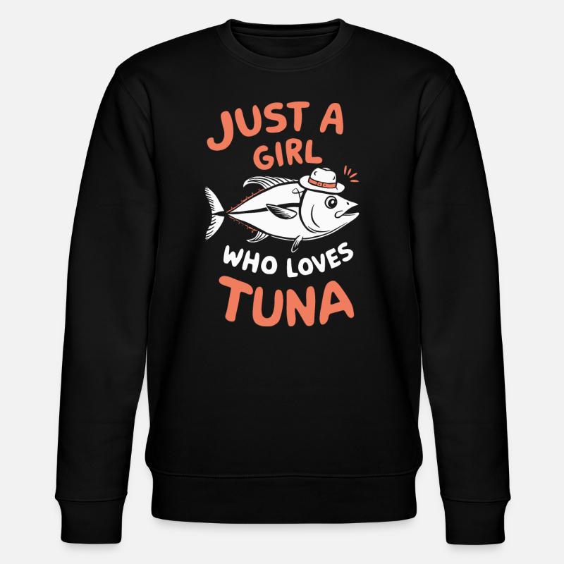 Thunfisch - Stanley/Stella Unisex Bio-Sweatshirt CHANGER  - Schwarz