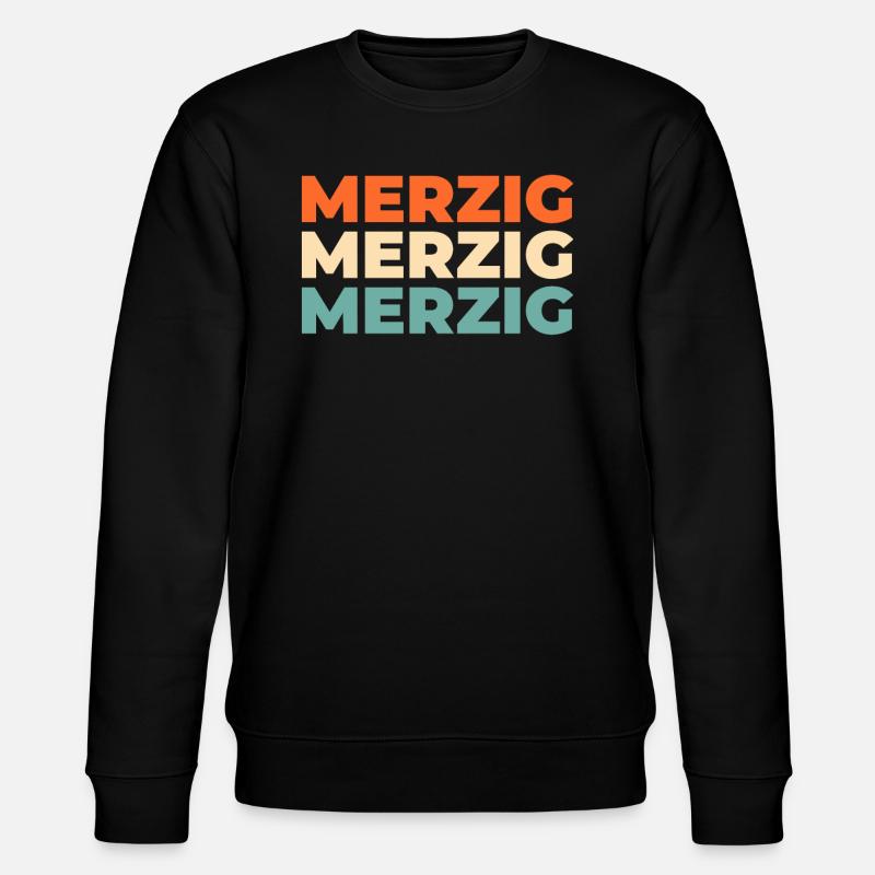 Deutsche Stadt Merzig Saarland - Stanley/Stella Unisex Bio-Sweatshirt CHANGER  - Schwarz