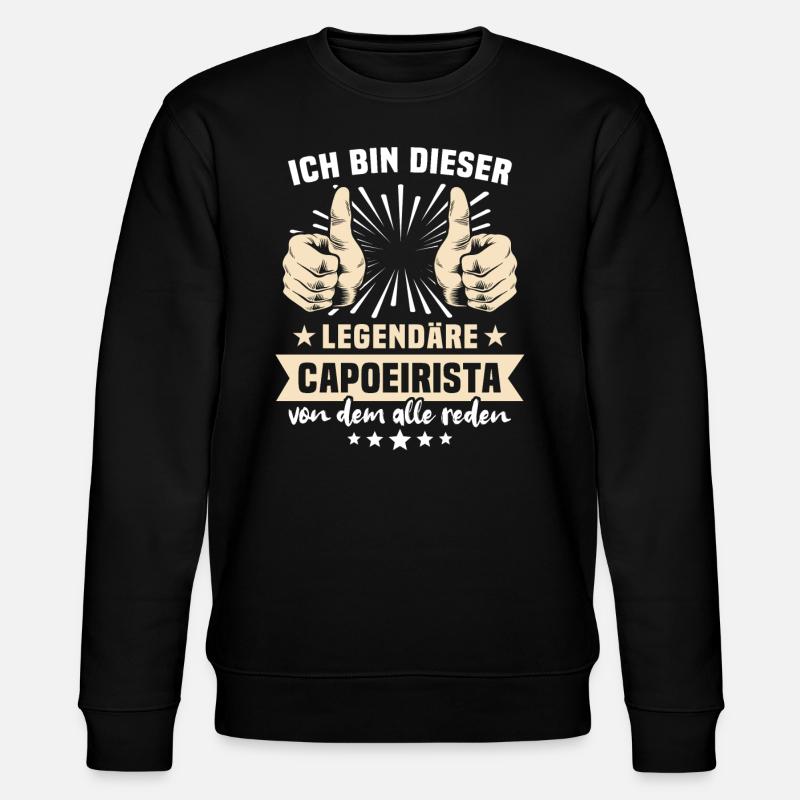 Dictons capoeiristes - Sweat bio CHANGER Stanley/Stella Unisexe - noir