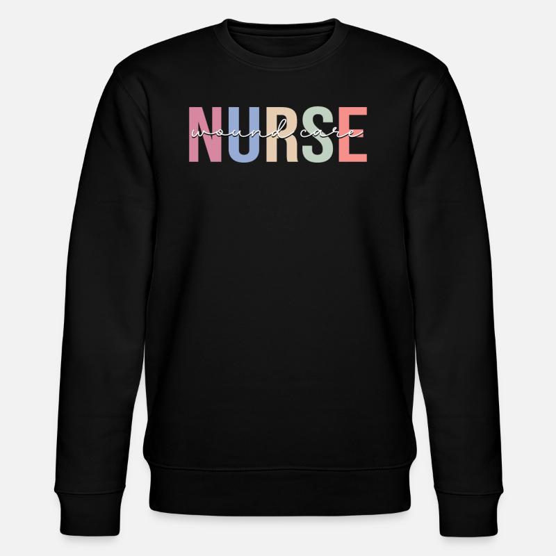 Wundpflege Krankenschwester - Stanley/Stella Unisex Bio-Sweatshirt CHANGER - Schwarz
