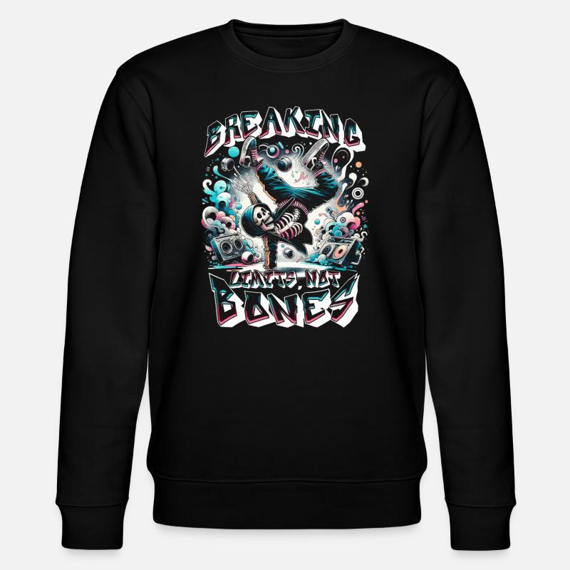 Breakdance B-boy Breaking limits - Stanley/Stella CHANGER Unisex Organic Sweatshirt - black