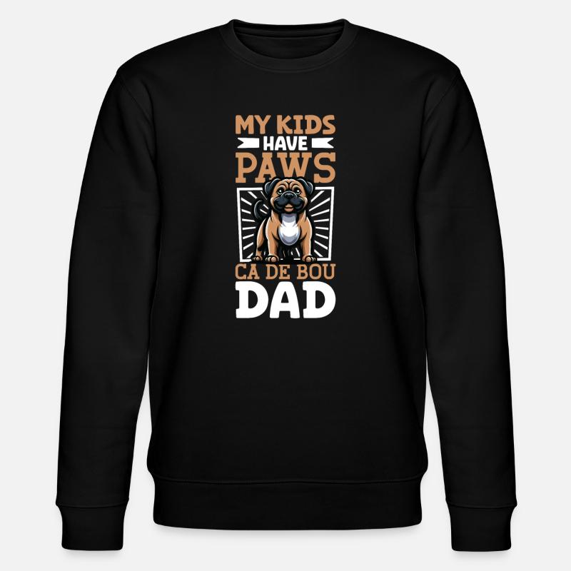 Ca de Bou Papa - Stanley/Stella Unisex Bio-Sweatshirt CHANGER - Schwarz