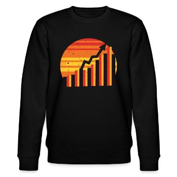 Behavioral Analyst Data Coding - Stanley/Stella CHANGER Unisex Organic Sweatshirt - black - Front - Nik (191cm) & Marisol (170cm)