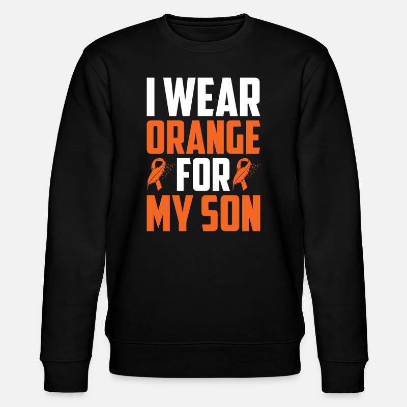 Leukämie Bewusstsein Blutkrebs Bekämpfung - Stanley/Stella Unisex Bio-Sweatshirt CHANGER  - Schwarz