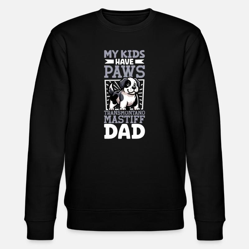 Transmontano Papa - Stanley/Stella Unisex Bio-Sweatshirt CHANGER - Schwarz