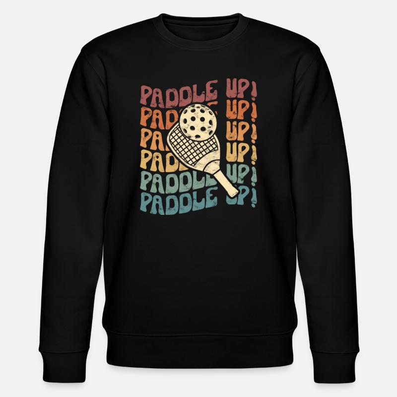Pickleball - Stanley/Stella CHANGER Unisex Organic Sweatshirt - black