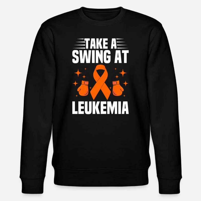Leukämie Bewusstsein Blutkrebs Bekämpfung - Stanley/Stella Unisex Bio-Sweatshirt CHANGER  - Schwarz