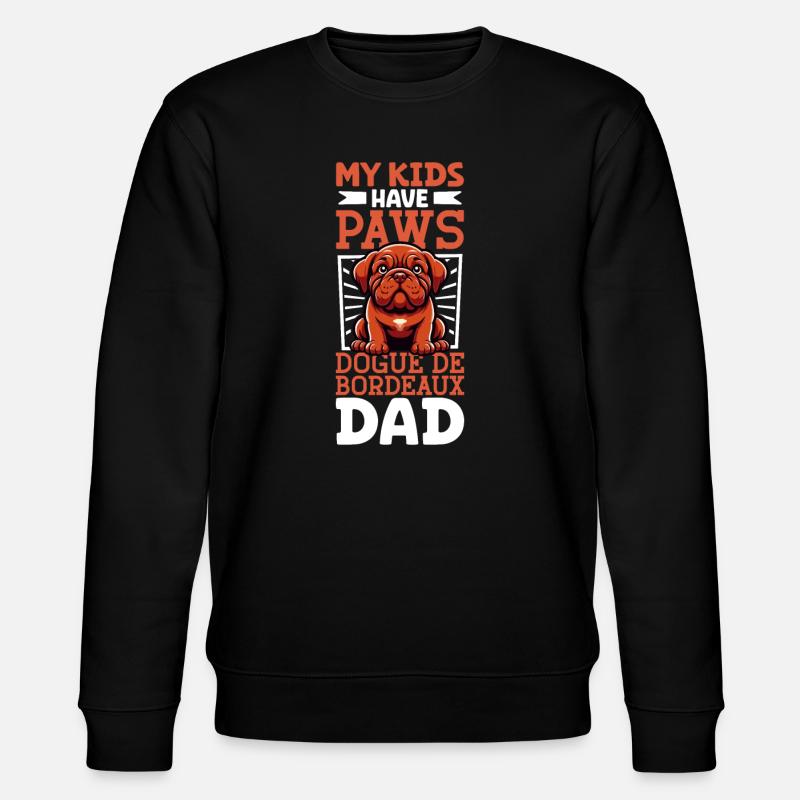 Dogue de Bordeaux Papa - Sweat bio CHANGER Stanley/Stella Unisexe - noir