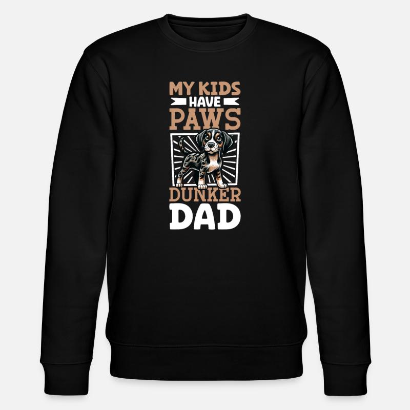 Dunker Papa - Stanley/Stella Unisex Bio-Sweatshirt CHANGER - Schwarz