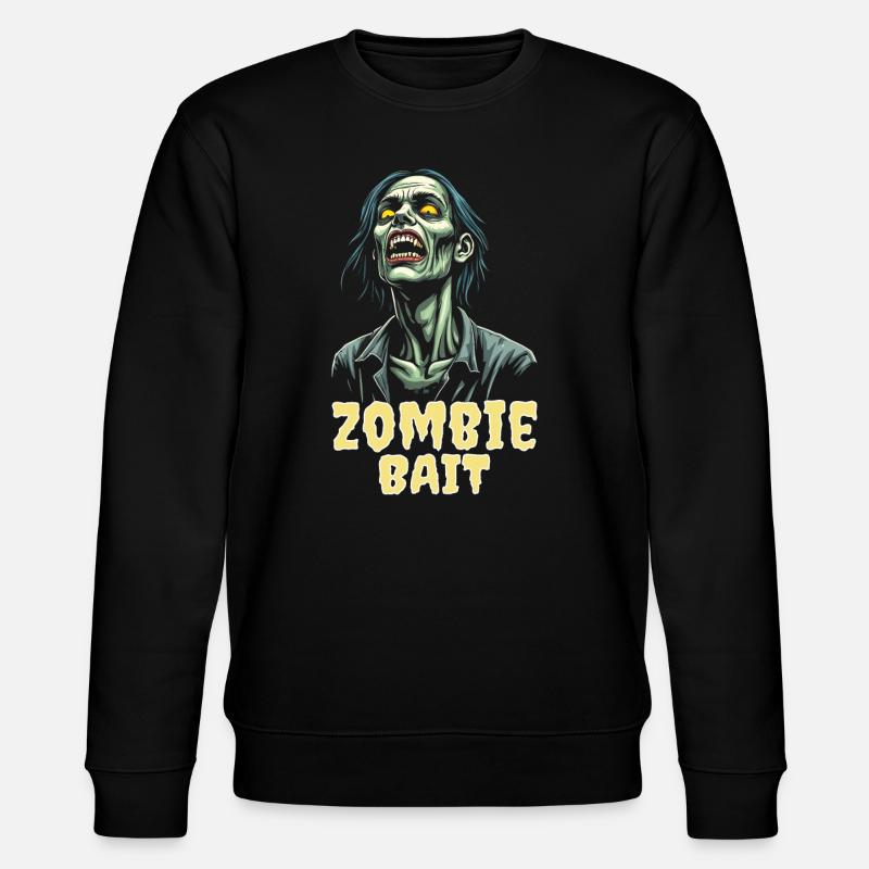 Halloween Zombie Design - Stanley/Stella Unisex Bio-Sweatshirt CHANGER  - Schwarz