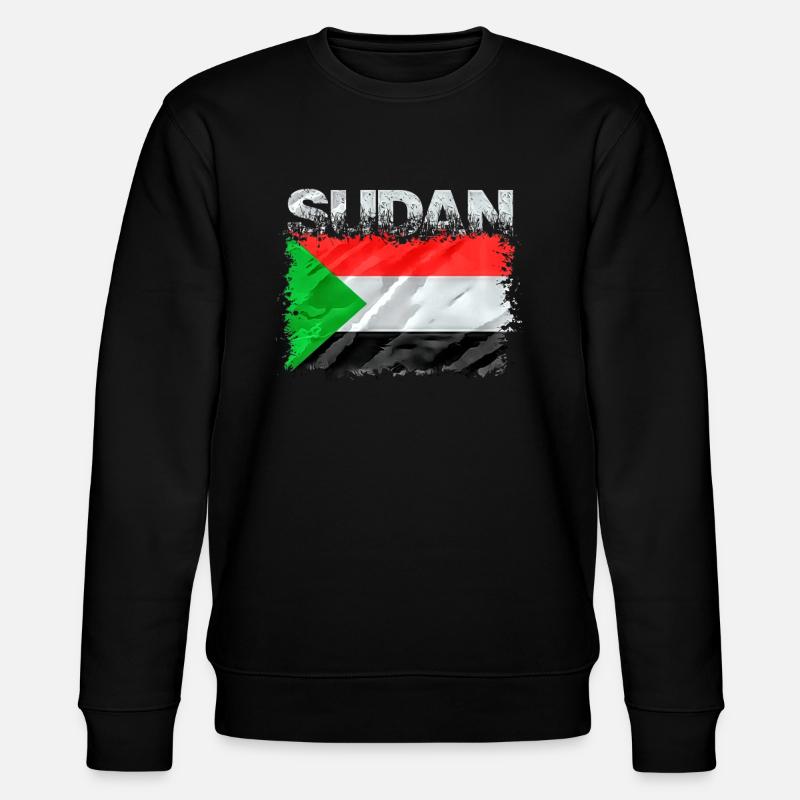 Sudan - Stanley/Stella Unisex Bio-Sweatshirt CHANGER  - Schwarz