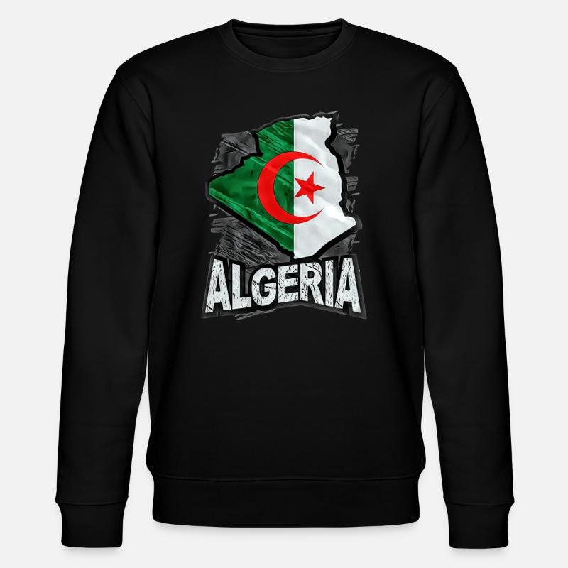 Algerien - Stanley/Stella Unisex Bio-Sweatshirt CHANGER  - Schwarz