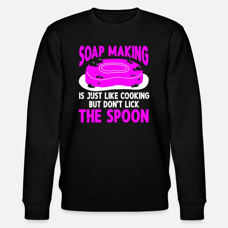 Soap Making Soap Maker - Stanley/Stella CHANGER Unisex Organic Sweatshirt - black