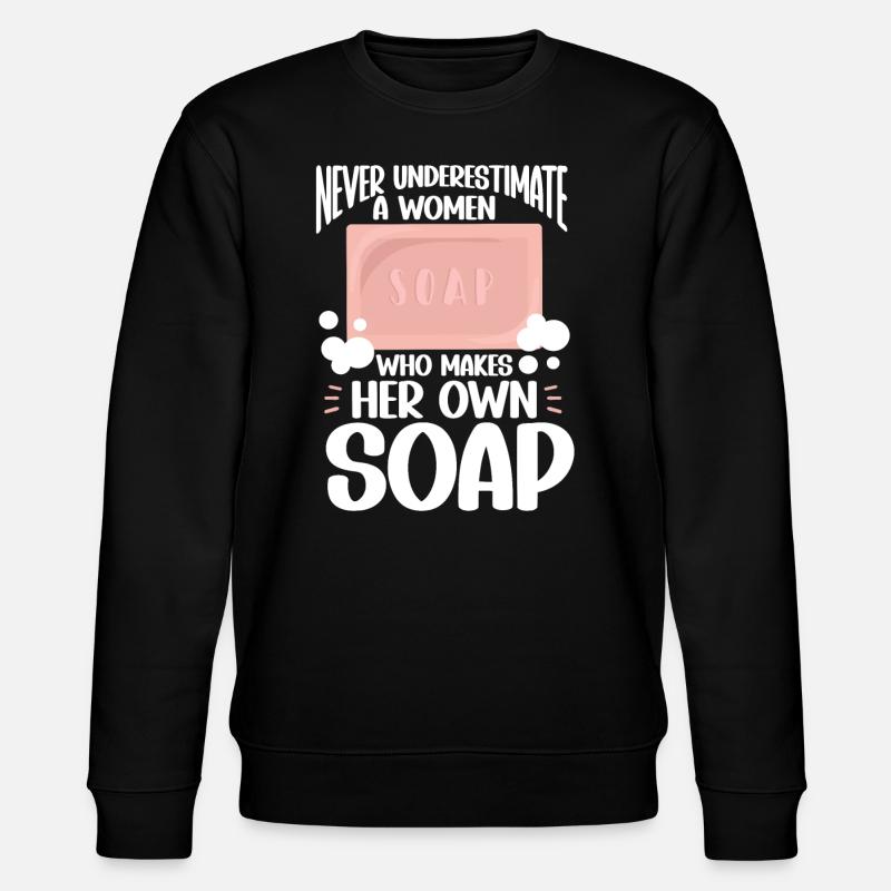 Soap Making Soap Maker - Stanley/Stella CHANGER Unisex Organic Sweatshirt - black