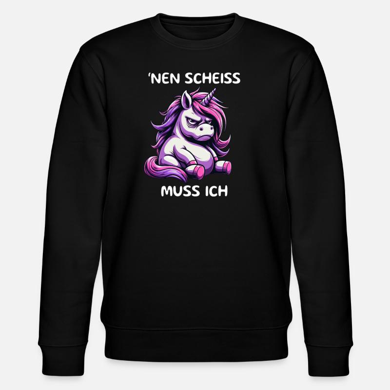 a shitty must - Stanley/Stella CHANGER Unisex Organic Sweatshirt - black