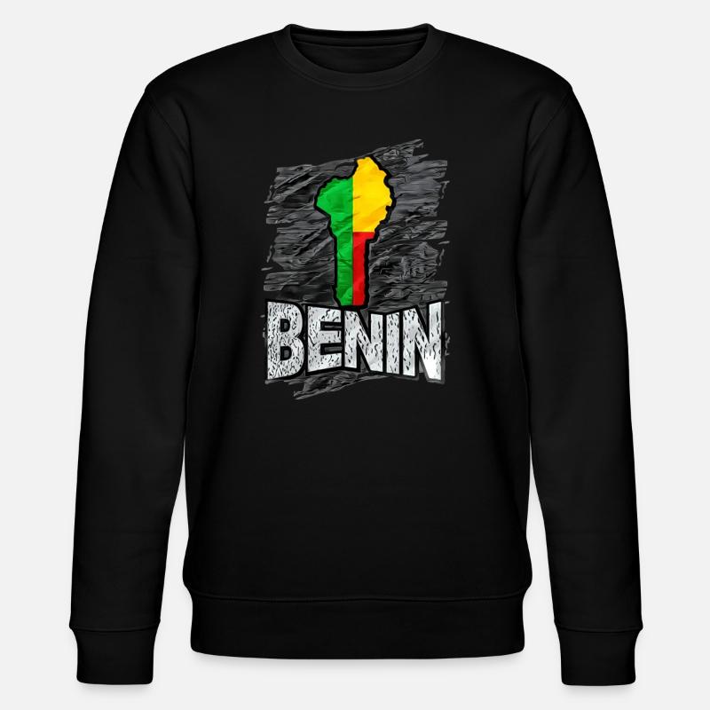 Benin - Stanley/Stella Unisex Bio-Sweatshirt CHANGER  - Schwarz