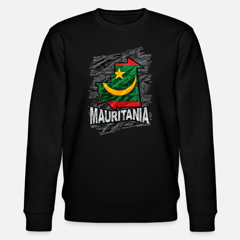 Mauretanien - Stanley/Stella Unisex Bio-Sweatshirt CHANGER  - Schwarz