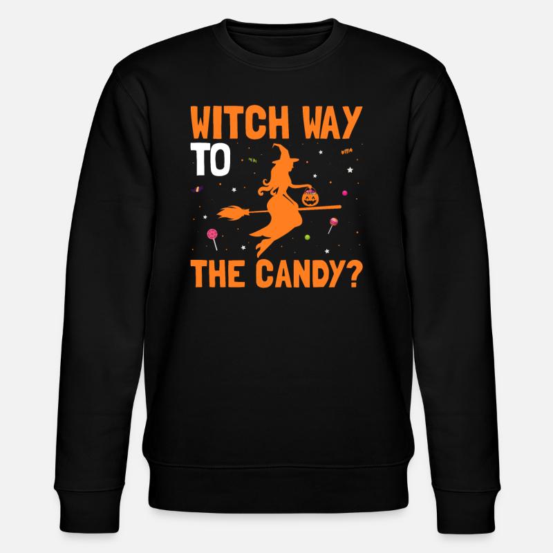 Halloween Kostüm - Stanley/Stella Unisex Bio-Sweatshirt CHANGER  - Schwarz